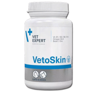 Vetoskin preparat w kapsułkach, dla psów i kotów z zaburzeniami dermatologicznymi 60 kapsułek