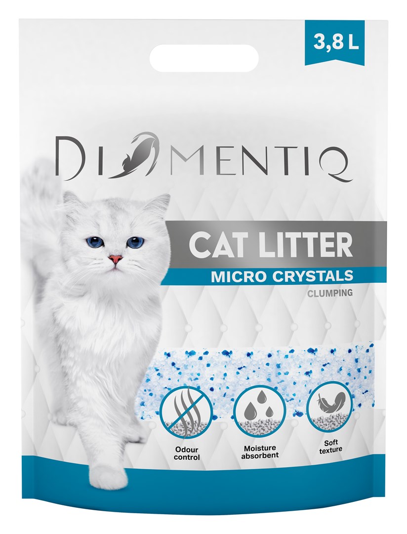DIAMENTIQ Micro Crystals - żwirek zbrylający - 3,8 l - obrazek 2