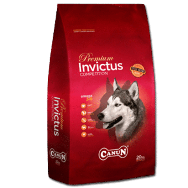 Canun Invictus 20kg karma premium dla psa z jagnięciną (mięso 30%), ryżem (25%) i rybą - obrazek 3
