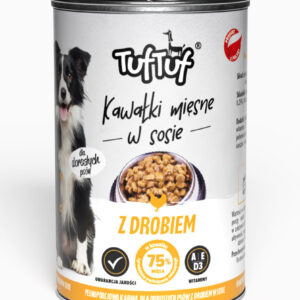 TUF TUF kawałki mięsne z drobiem 415g