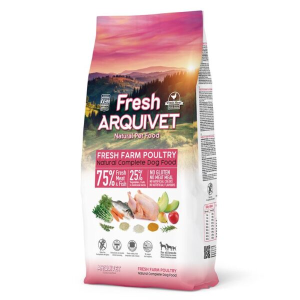 PRÓBKA ARQUIVET FRESH Półwilgotna karma dla psa kurczak i ryba oceaniczna 100 g - obrazek 2