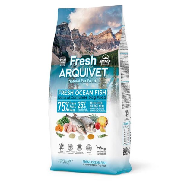 PRÓBKA ARQUIVET FRESH Półwilgotna karma dla psa ryba oceaniczna 100 g - obrazek 2