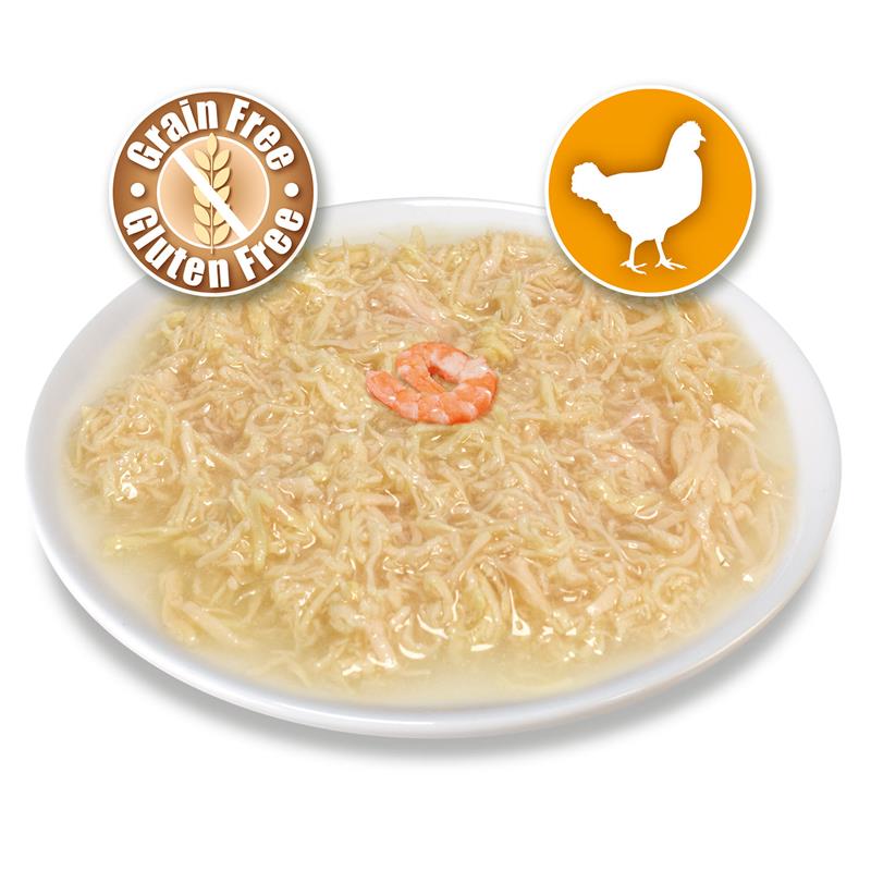 ARQUIVET puszka dla kota kurczak w sosie z krewetkami 80g - obrazek 2