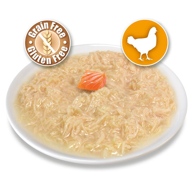 ARQUIVET puszka dla kota kurczak w sosie z łososiem 80g - obrazek 2