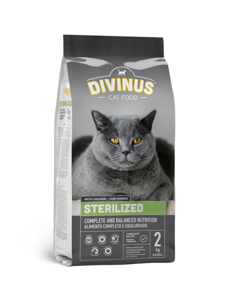 Divinus Cat Sterilized dla kotów sterylizowanych 2kg