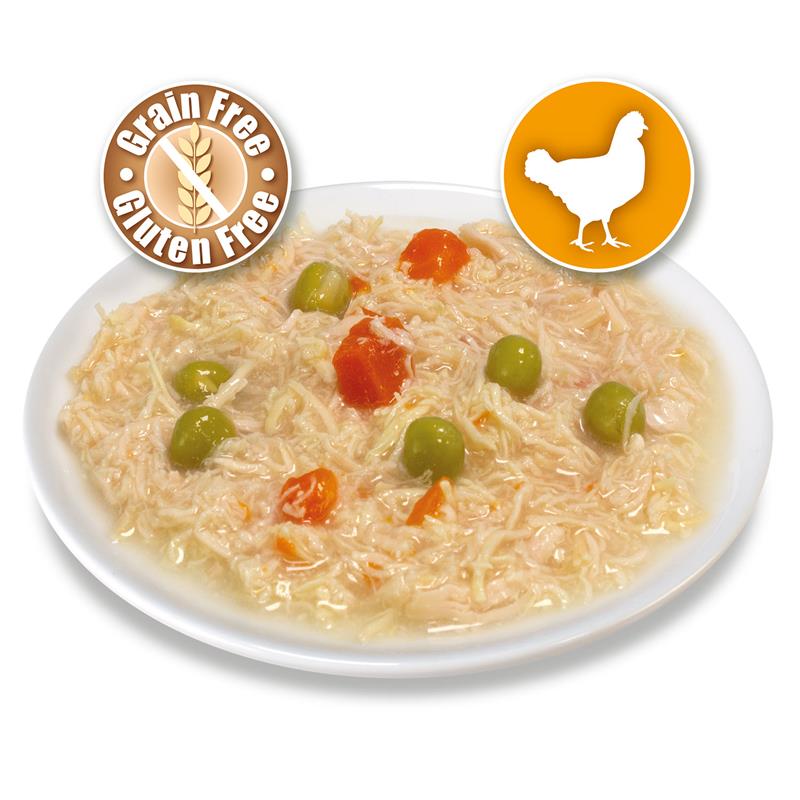 ARQUIVET puszka dla kota kurczak w sosie z warzywami 80g - obrazek 2