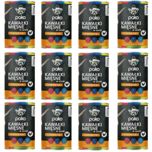 PAKO mokra karma dla psa kawałki w sosie drób 12x415g