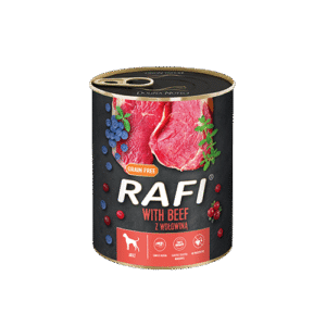 Rafi z wołowiną, borówką i żurawiną 800 g