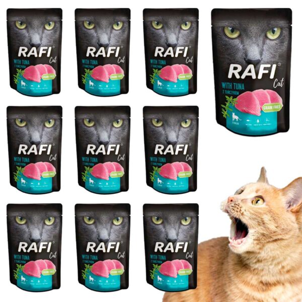 Rafi Cat saszetka tuńczyk 10 x 100 g - obrazek 3