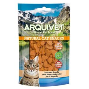 ARQUIVET Przysmak dla kota serduszka z kurczaka 50g
