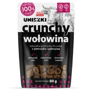 UNISZKI Crunchy wołowina - Pietruszka Pokrzywa 80g