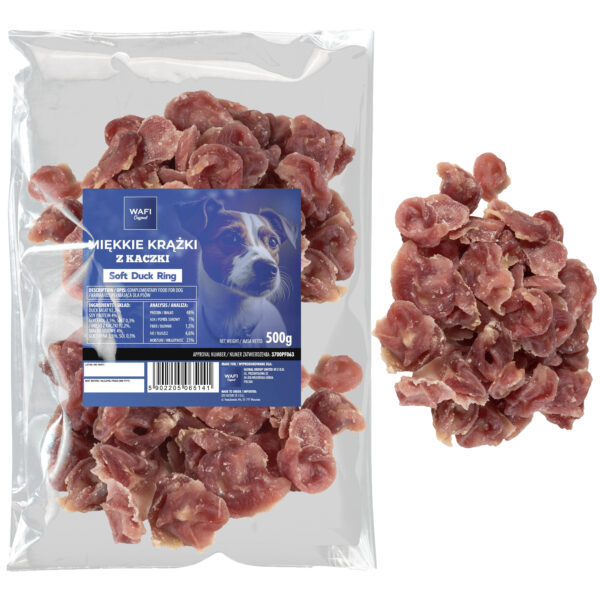 WAFI MIĘKKIE KRĄŻKI Z KACZKI 500g - obrazek 2