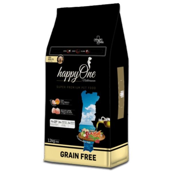 HappyOne Grain-Free Mediterraneum Adult dla psów dorosłych Super Premium 12Kg - obrazek 2